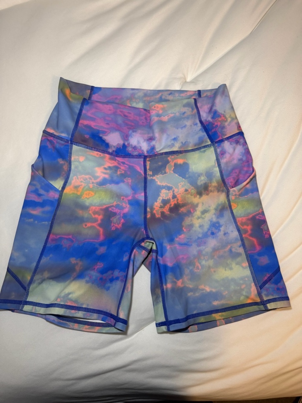 Fabletics Multicolor Athletic Biker Shorts